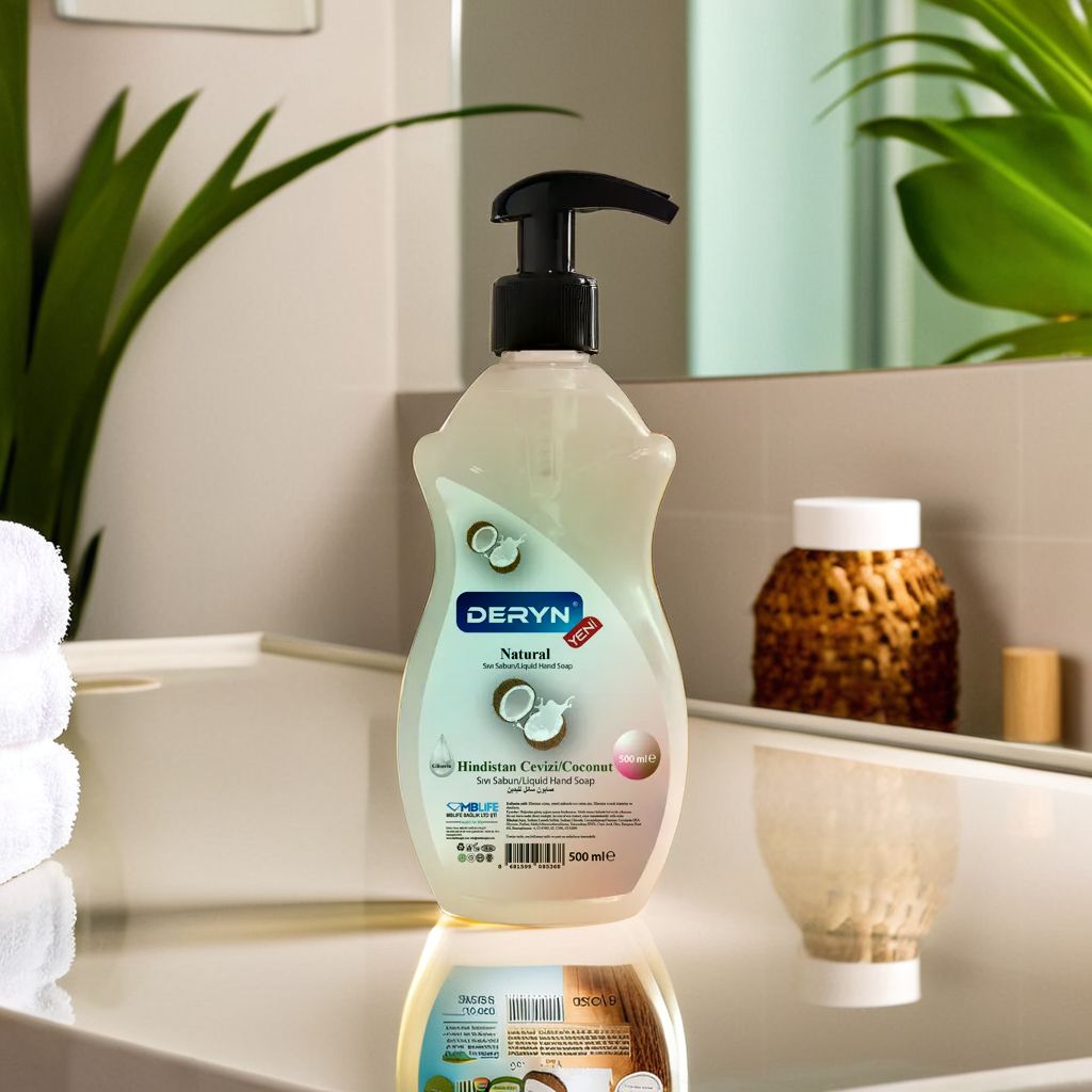 Deryn Hindistan Cevizli Sıvı Sabun 500ml